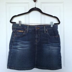 VTG - Vintage l.e.i. Y2K Millenial Cotton Blend Jean Denim Mini Skirt w/ Pockets
